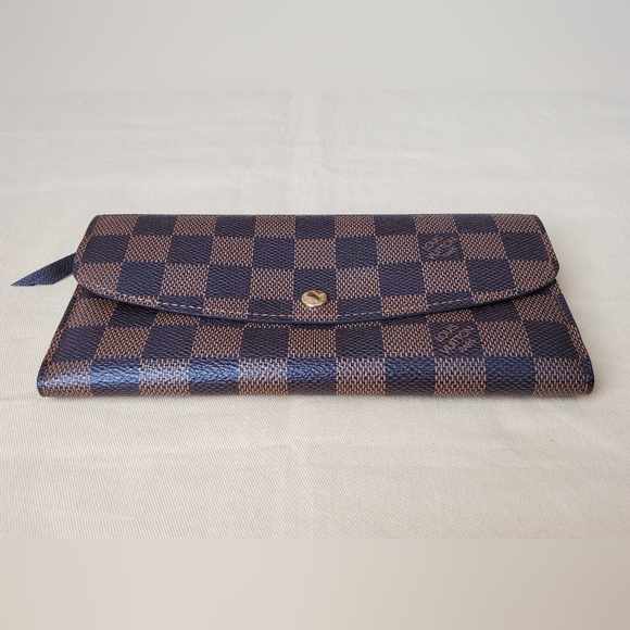 LOUIS VUITTON EMILIE DAMIER EBENE WALLET - Picture 5 of 16